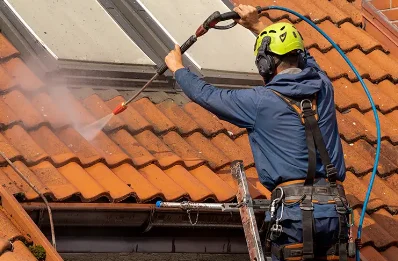 Démoussage et hydrofuge de toiture à Loyettes